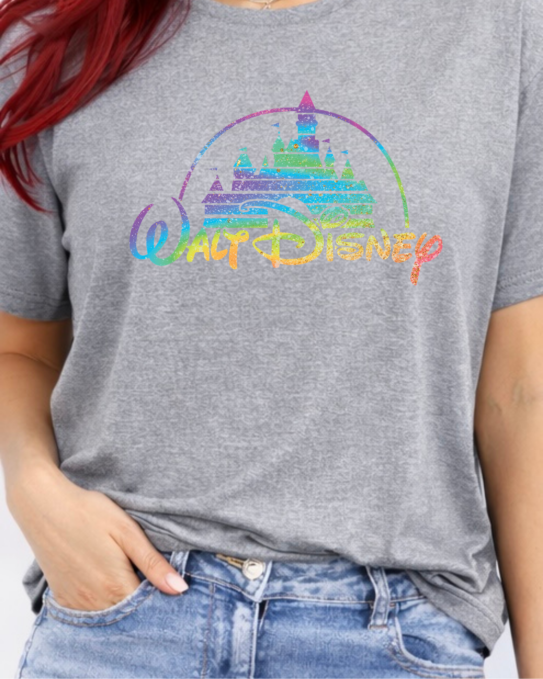 Rainbow Walt Disney Castle Disney t-shirt, Disney fashion, Disney clothes, Disney tops, Disney tee, Disney lover