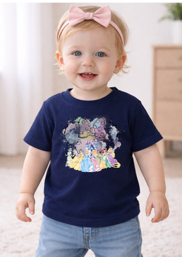 Princess Minnie Castle Disney Baby/Toddler T-Shirt | Disney Everyday Tee | Disney Outfit
