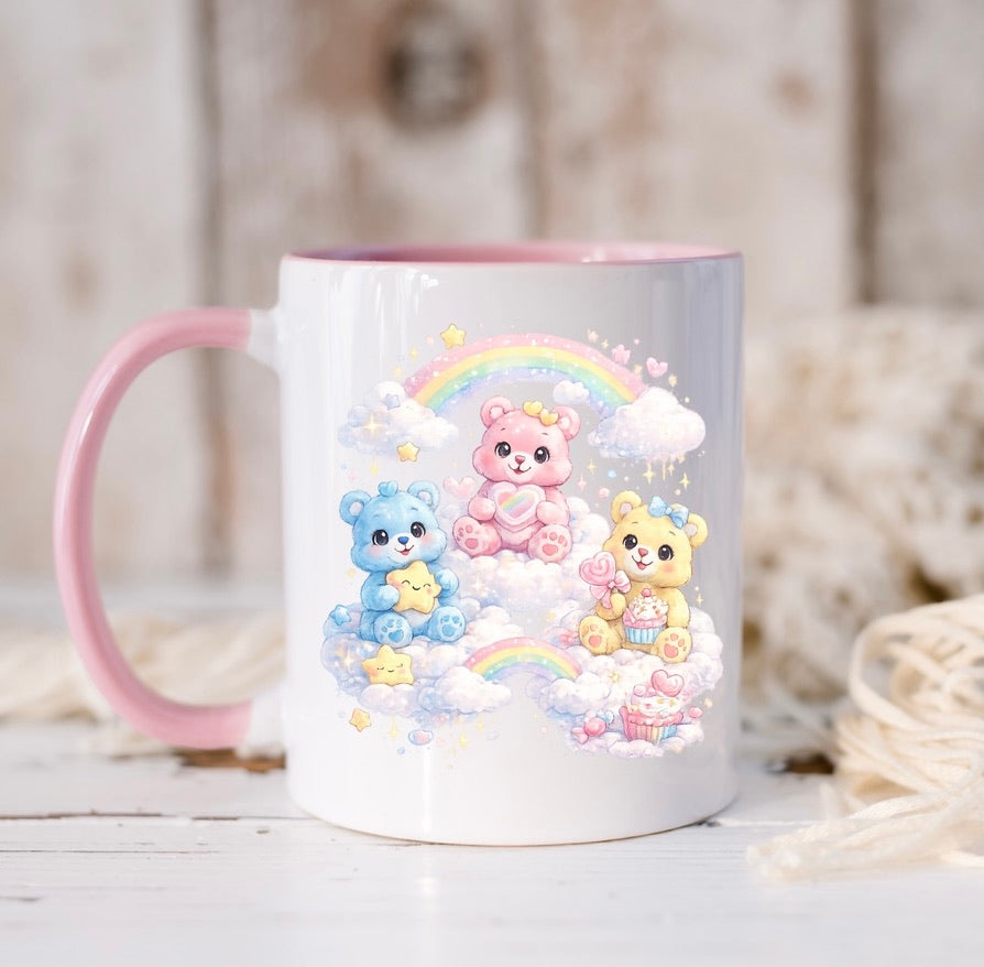 Rainbow Care Bear Coffee Mug Gift – Classic Ceramic Mug