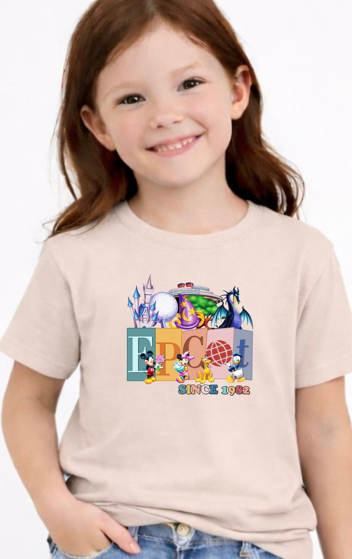 Epcot Since 1982 Disney Kids T-Shirt | Disney Everyday Tee | Disney Outfit