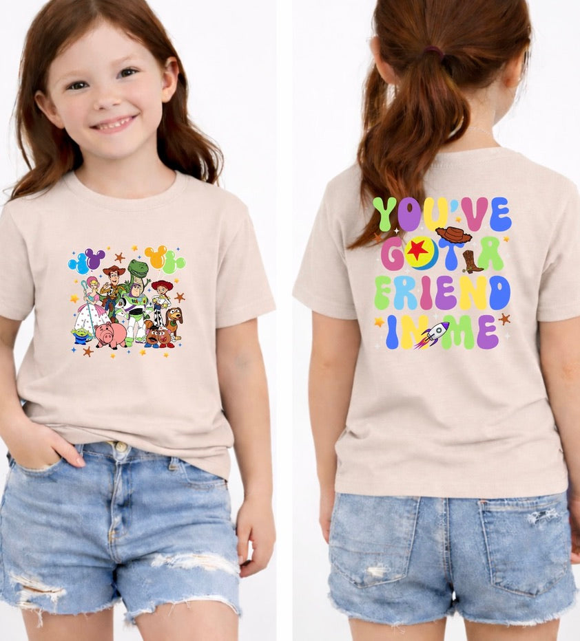 You've Got A Friend In Me Disney Kids T-Shirt | Disney Everyday Tee | Disney Outfit