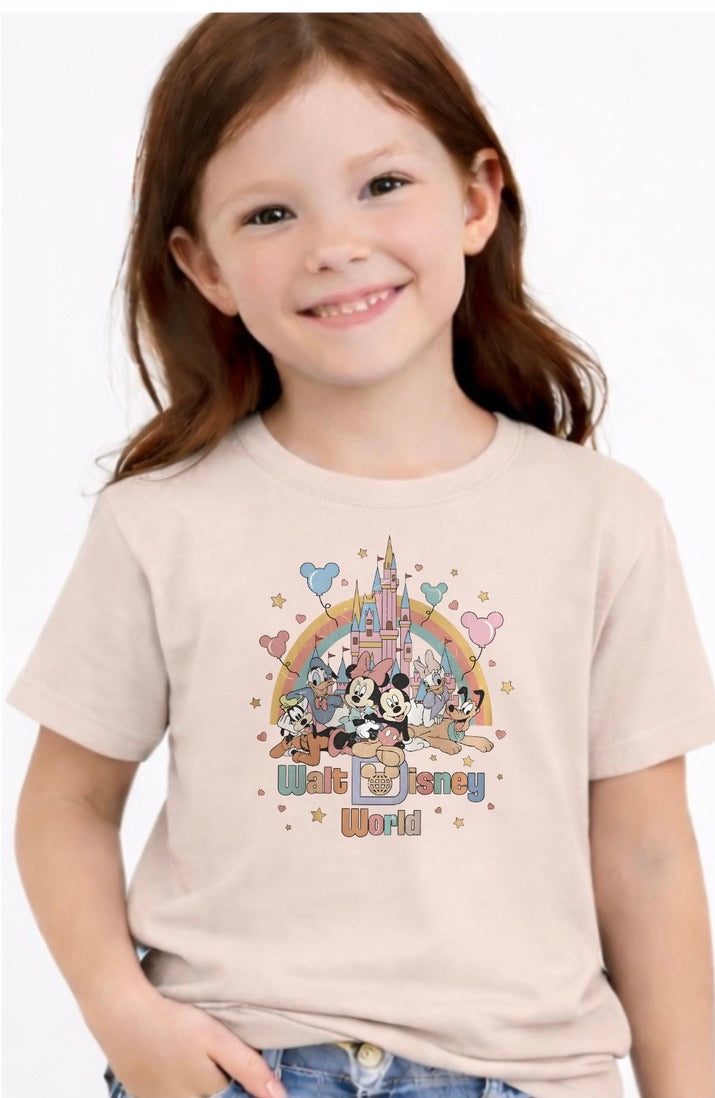 Walt Disney World Castle Disney Kids T-Shirt | Disney Everyday Tee | Disney Outfit