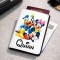 Personalised Mickey Mouse Gang Disney Passport Cover | Family Holiday Passport Holder | Custom Travel Wallet | Magical Holiday Gift | Personalised Passport Cover
