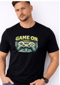 Game On Gamer T-Shirt – Retro Video Game Controller Graphic Tee – Funny Gaming Shirt for Men – Gift for Gamers