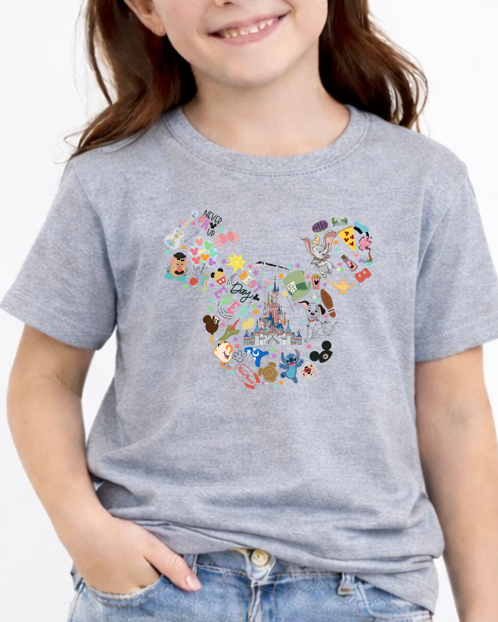 All things Disney, Disney Kids T-Shirt | Disney Everyday Tee | Disney Outfit