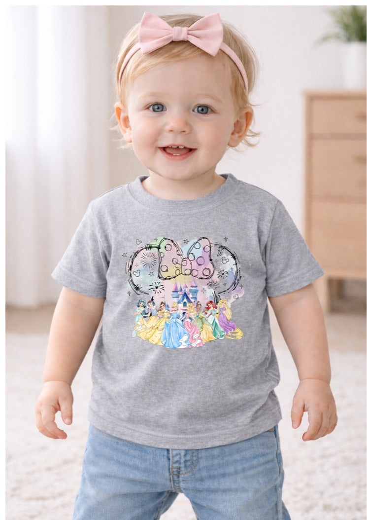 Princess Minnie Castle Disney Baby/Toddler T-Shirt | Disney Everyday Tee | Disney Outfit