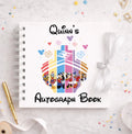 Personalised Cruise Boat Disney Autograph Book, Personalised Disney World Trip, Gift For Disney Trip, Disney World Autograph Book