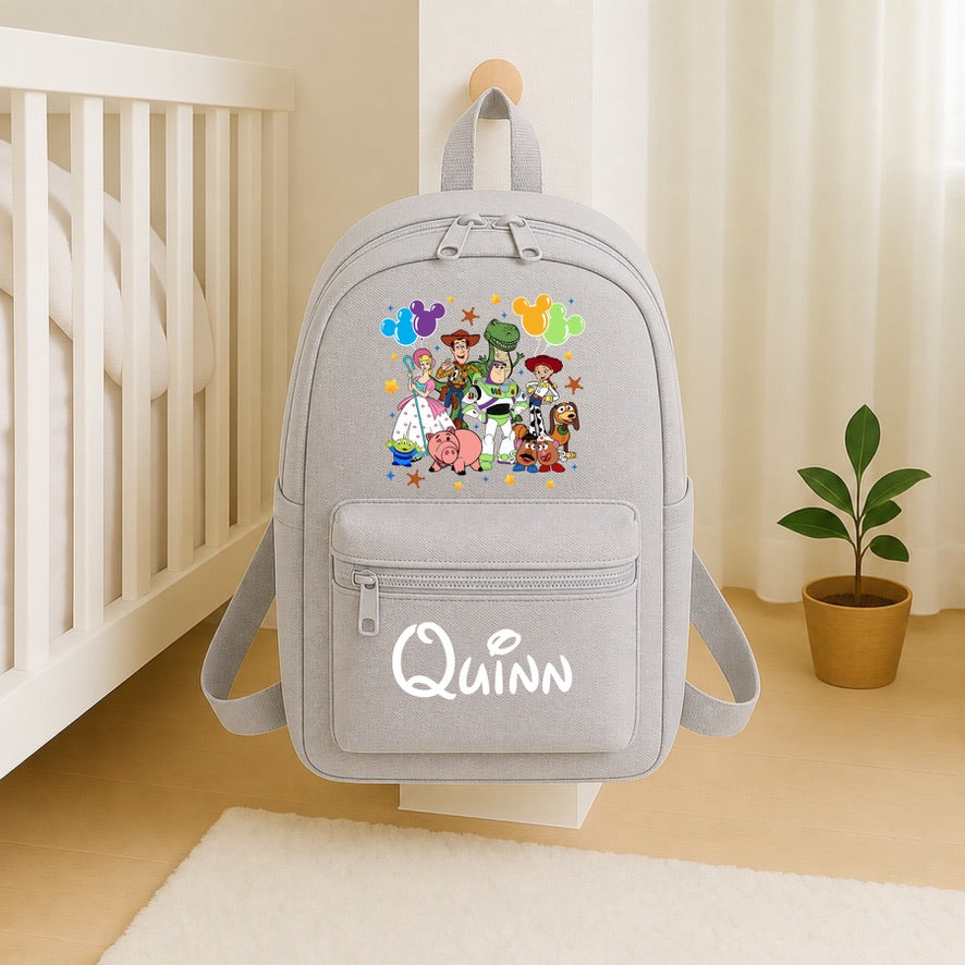 Personalised Toy Story Backpack – Custom Name School Bag | Kids Nursery Backpack | Personalised Children's Rucksack | Travel Bag | Gift for Boys & Girls