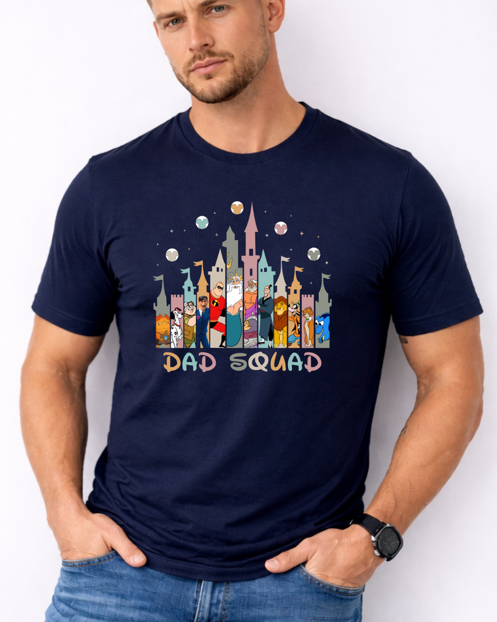 Dad Squad Disney t-shirt, Disney fashion, Disney clothes, Disney tops, Disney tee, Disney lover