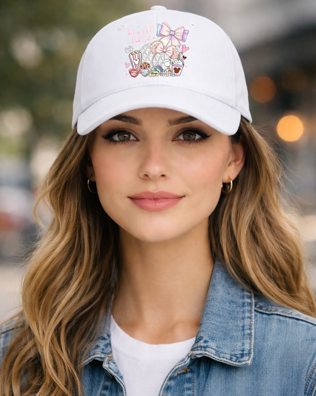 The Life Of A Park Girl Adult Disney Basketball Hat, Character Theme Cap,  Park Ready Outfit, Disney Baseball Cap