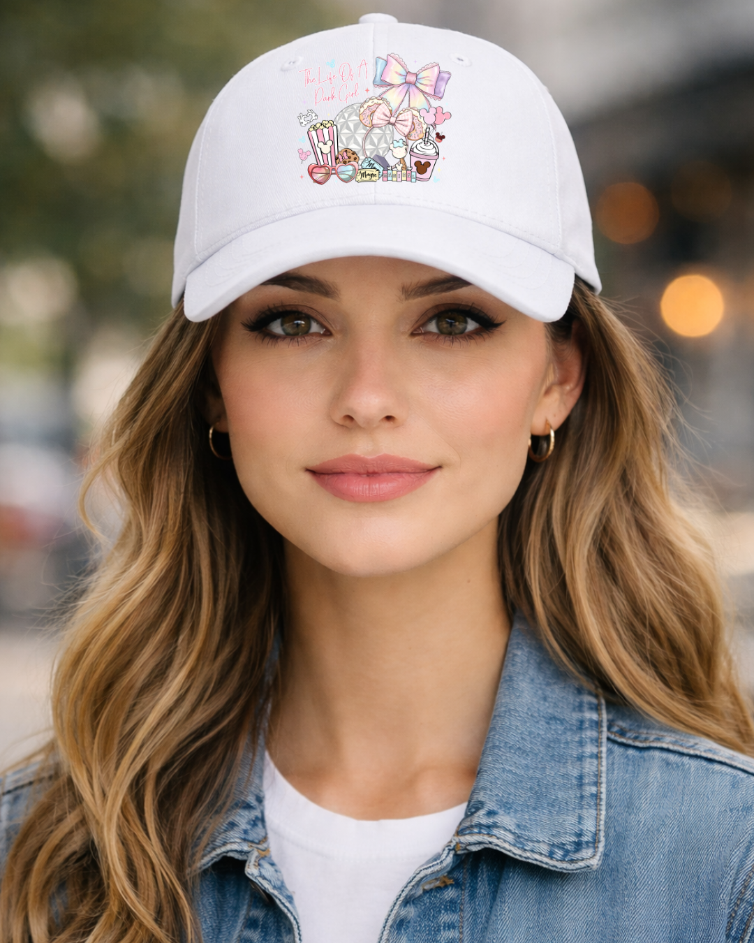 The Life Of A Park Girl Adult Disney Basketball Hat, Character Theme Cap,  Park Ready Outfit, Disney Baseball Cap