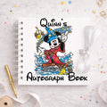 Personalised Fantasia Mickey Disney Autograph Book, Personalised Disney World Trip, Gift For Disney Trip, Disney World Autograph Book