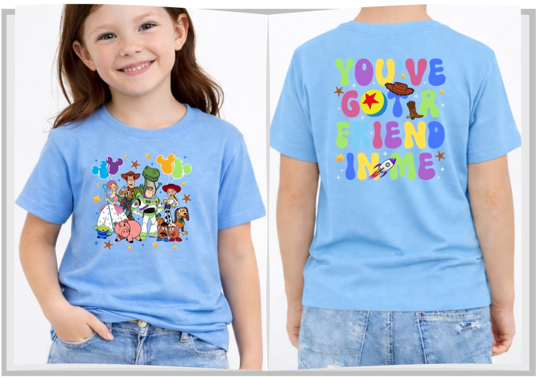 Toy story You've Got A Friend In Me Disney Kids T-Shirt | Disney Everyday Tee | Disney Outfit
