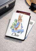 Personalised My 1st Passport Cover – Blue Floral Bunny | Baby Passport Holder | First Holiday Gift | Custom Child Passport Cover | Travel Keepsake (Copy)