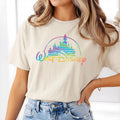 Rainbow Walt Disney Castle Disney t-shirt, Disney fashion, Disney clothes, Disney tops, Disney tee, Disney lover