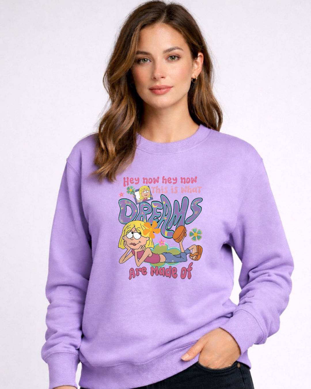 This what Dreams Are Made Of Disney Sweatshirt – Cozy Graphic Crewneck, Unisex Disney Style Jumper