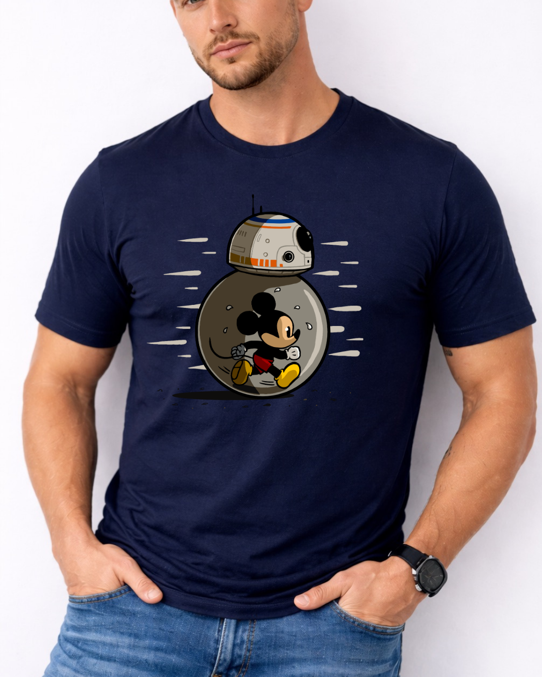 Mickey Mouse BB8 Disney t-shirt, Disney fashion, Disney clothes, Disney tops, Disney tee, Disney lover