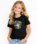Kids Retro Gamer Graphic T-Shirt – Classic Video Game Console Design, Fun Gaming Tee for Boys & Girls