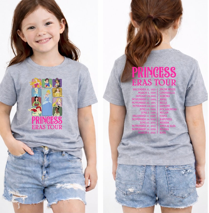 Princess Era Tour Disney Kids T-Shirt | Disney Everyday Tee | Disney Outfit
