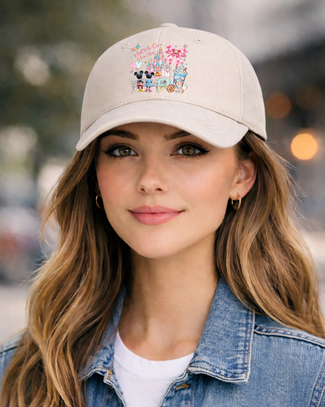 Meet Me On Main Street Adult Disney Basketball Hat, Character Theme Cap,  Park Ready Outfit, Disney Baseball Cap