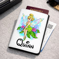 Personalised Tinker Bell Disney Passport Cover | Family Holiday Passport Holder | Custom Travel Wallet | Magical Holiday Gift | Personalised Passport Cover