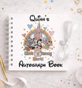 Personalised Disney World Castle Disney Autograph Book, Personalised Disney World Trip, Gift For Disney Trip, Disney World Autograph Book