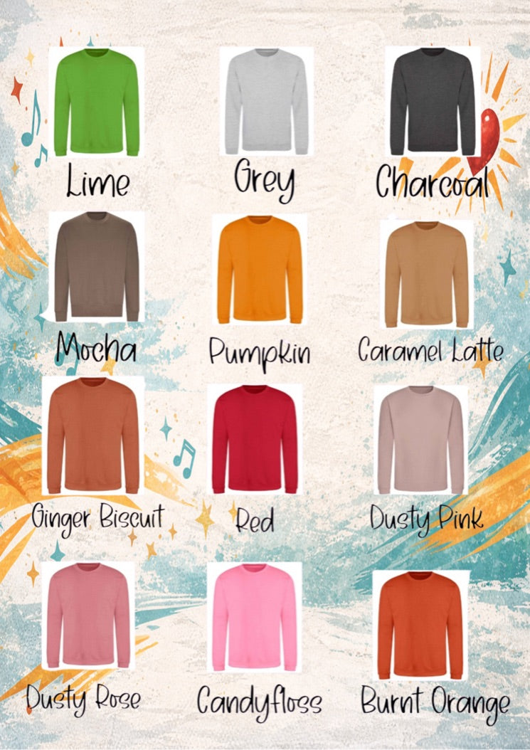 All Things Disney, Disney Sweatshirt – Cozy Graphic Crewneck, Unisex Disney Style Jumper