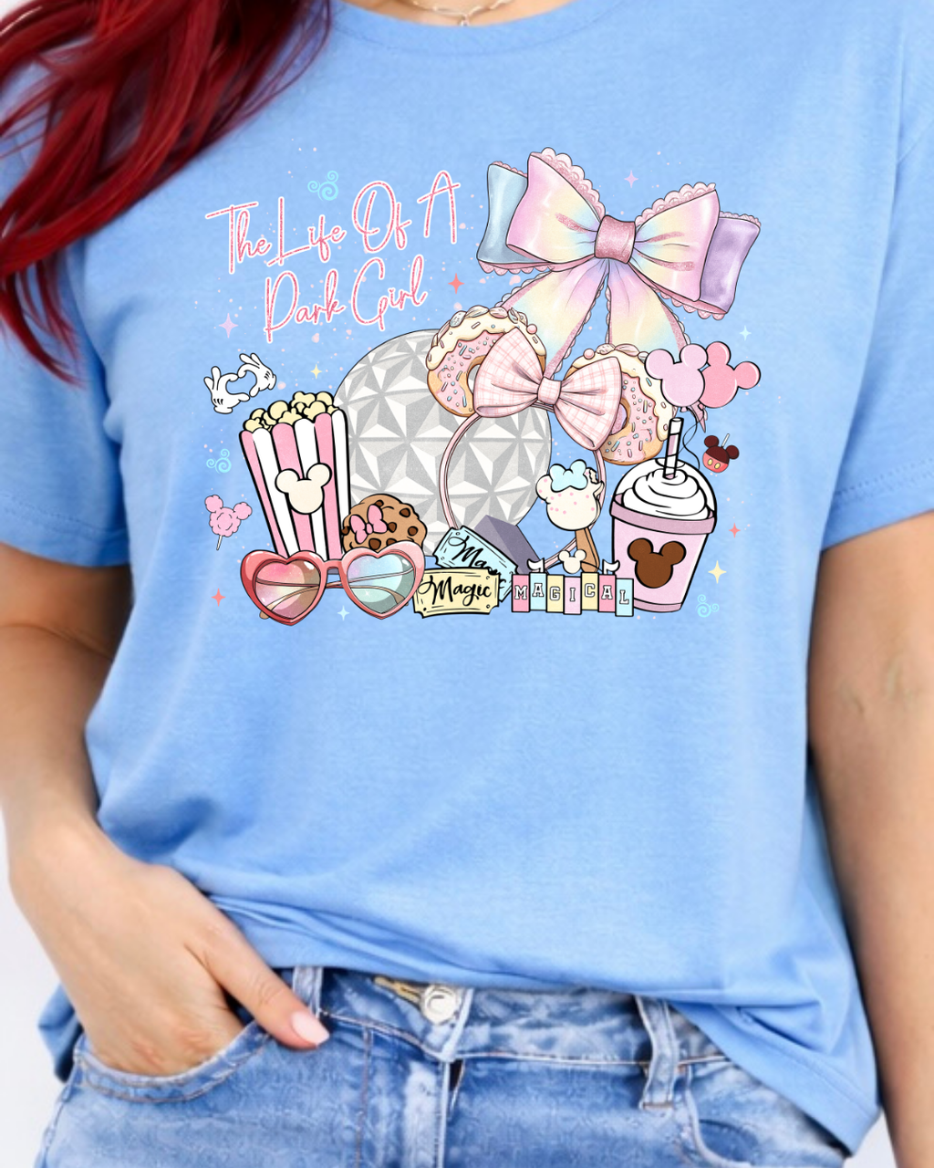 The Life Of A Park Girl Disney t-shirt, Disney fashion, Disney clothes, Disney tops, Disney tee, Disney lover