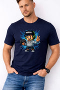 Chibi Gamer Boy Graphic T-Shirt – Cute Gaming Controller Unisex Tee - Soft Cotton Everyday Shirt