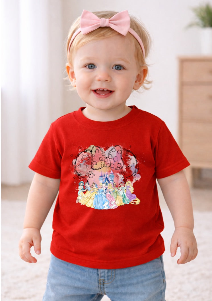 Princess Minnie Castle Disney Baby/Toddler T-Shirt | Disney Everyday Tee | Disney Outfit