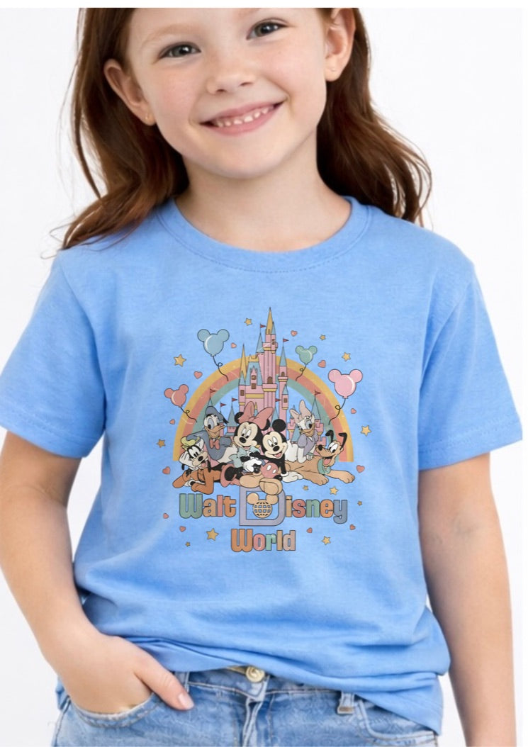 Walt Disney World Castle Disney Kids T-Shirt | Disney Everyday Tee | Disney Outfit