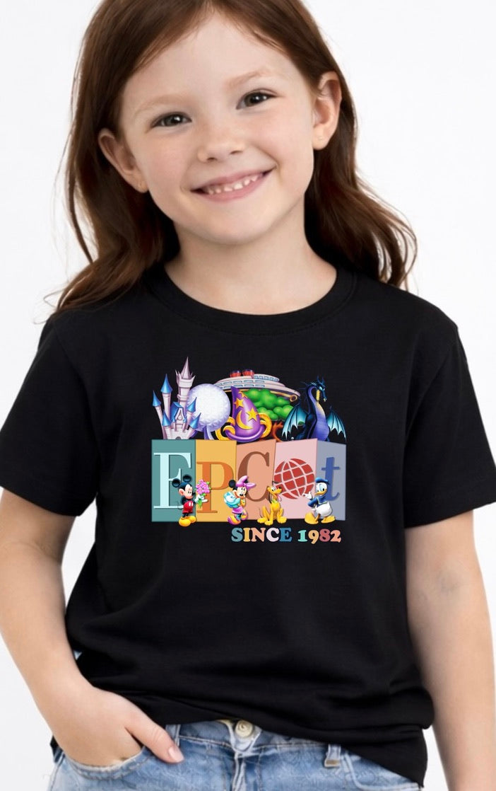 Epcot Since 1982 Disney Kids T-Shirt | Disney Everyday Tee | Disney Outfit
