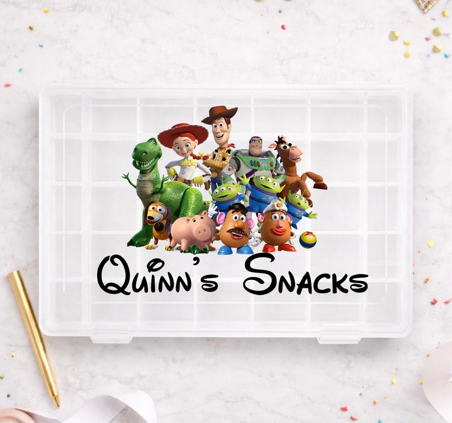 Personalised Toy Story Disney Snack Box, Disney-Themed Snack Boxes, Travel Day Snack Box