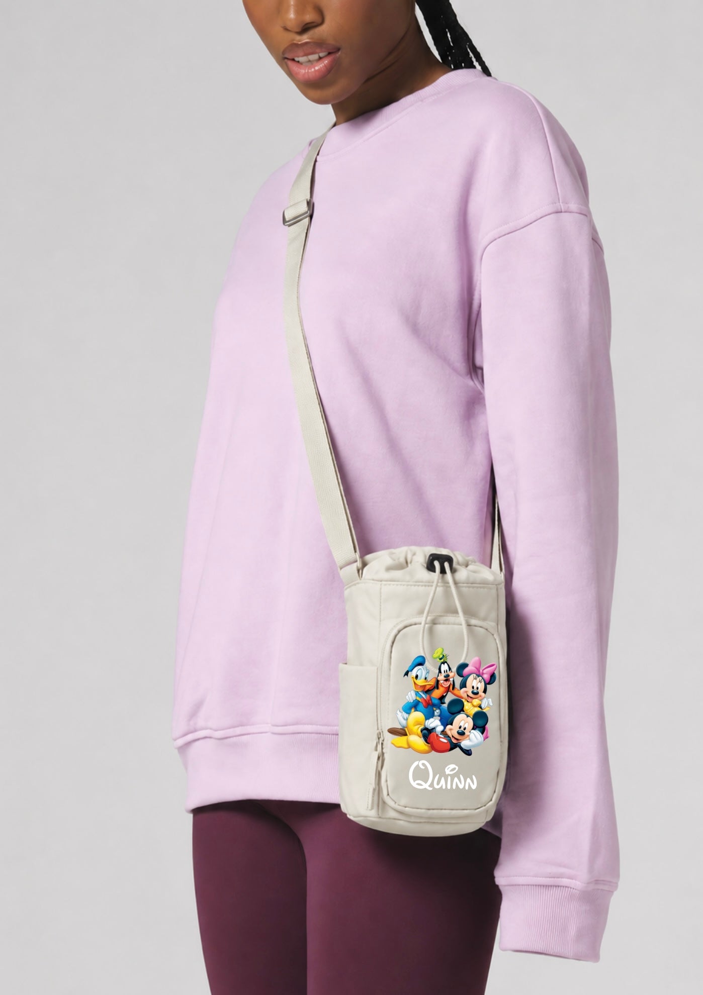 Personalised Disney Trip 2026 Disney Crossbody Water Bottle Carrier