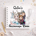 Personalised Frozen Selfie Disney Autograph Book, Personalised Disney World Trip, Gift For Disney Trip, Disney World Autograph Book