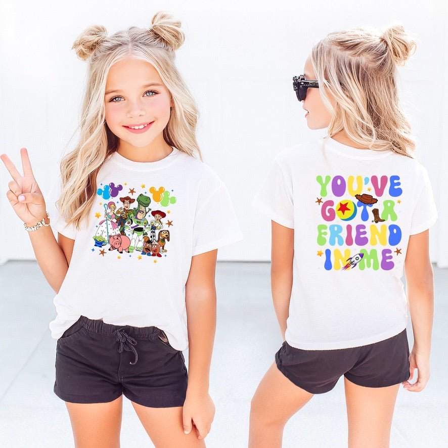 Toy story You've Got A Friend In Me Disney Kids T-Shirt | Disney Everyday Tee | Disney Outfit