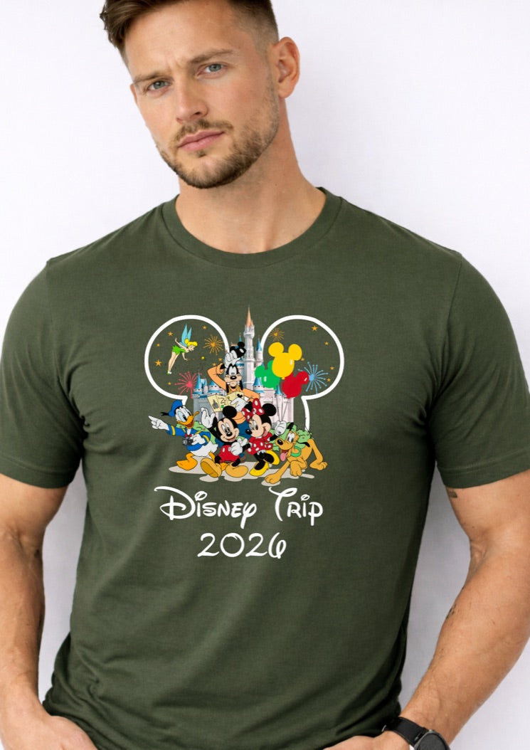 Mickey Mouse Disney Trip 2026 Disney t-shirt, Disney fashion, Disney clothes, Disney tops, Disney tee, Disney lover