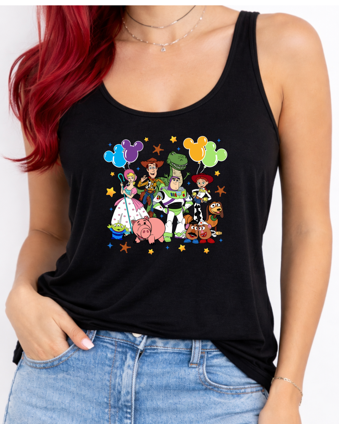 Toy Story Disney Vest Top, Disney Tank Top Women, Disney World Outfit, Disney Holiday Shirt,