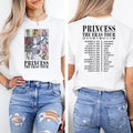Princess Eras Tour Front & Back Graphic T-Shirt – Fairytale Character Tribute Tee