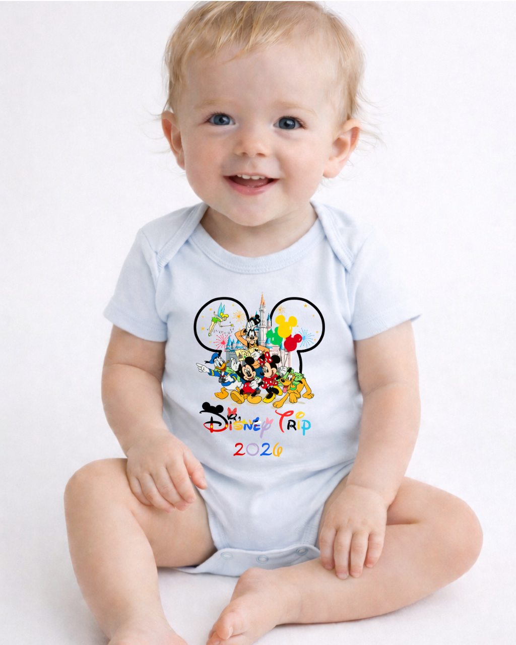 Mickey Disney Trip 2026 Disney Baby Bodysuit, Cute Character Baby Onesie, Magical Baby Outfit, Disney Inspired Baby Gift, Newborn Bodysuit,