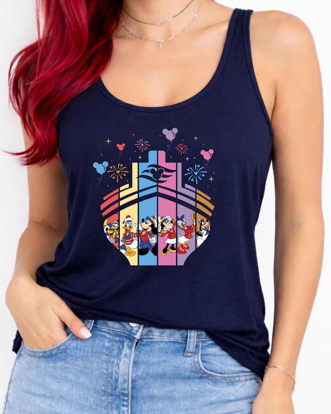 Disney Cruise Boat Disney Vest Top, Disney Tank Top Women, Disney World Outfit, Disney Holiday Shirt,