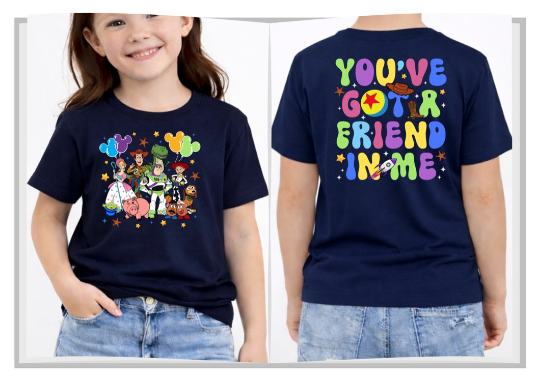 Toy story You've Got A Friend In Me Disney Kids T-Shirt | Disney Everyday Tee | Disney Outfit