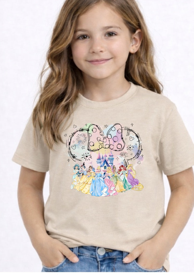 Princess Minnie Castle Disney Kids T-Shirt | Disney Everyday Tee | Disney Outfit