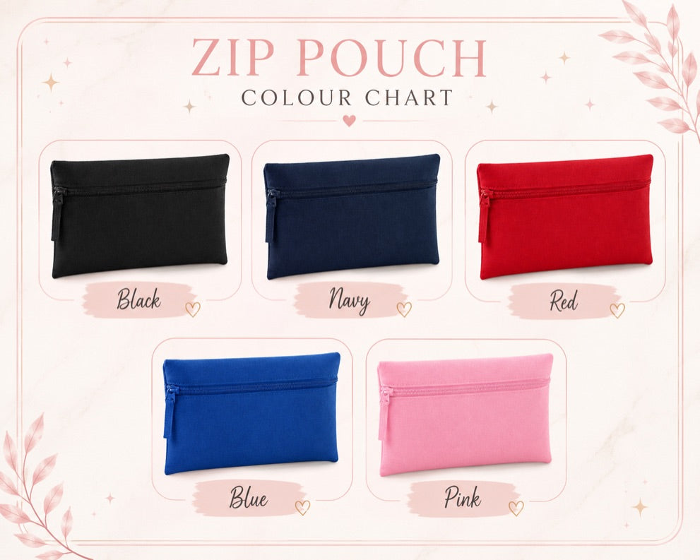 Personalised Fringe School Girl Pencil Case | Custom Name Pencil Case | School Pencil Pouch | Cute School Supplies | Back to School Gift | Personalised Stationery