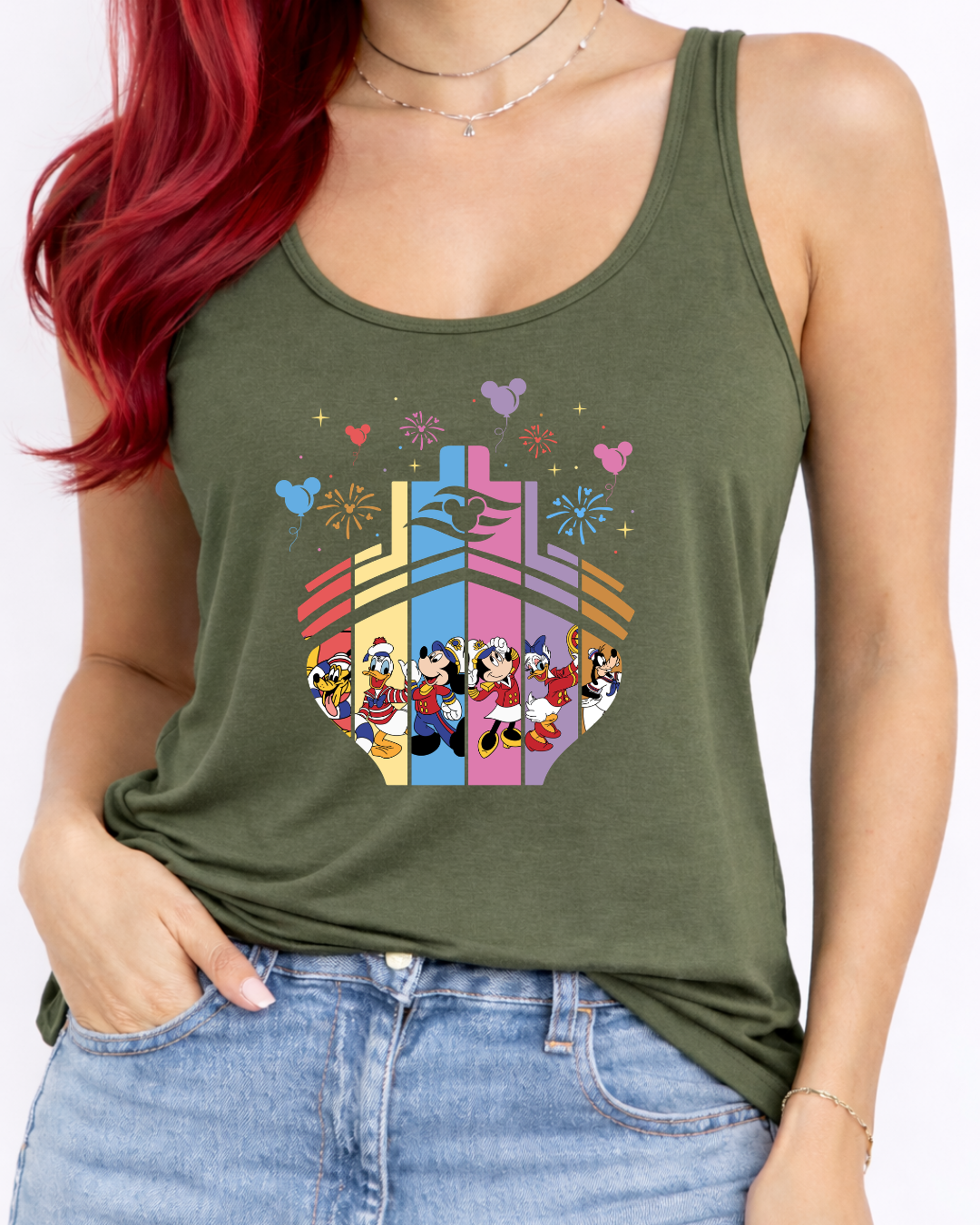 Disney Cruise Boat Disney Vest Top, Disney Tank Top Women, Disney World Outfit, Disney Holiday Shirt,