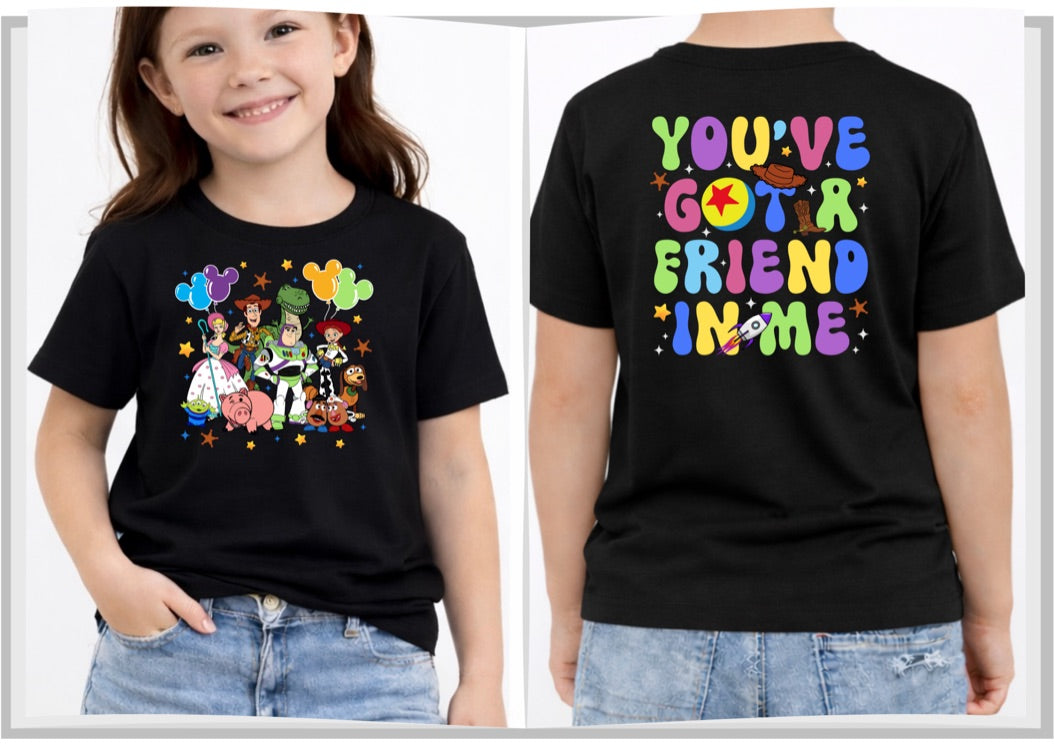 Toy story You've Got A Friend In Me Disney Kids T-Shirt | Disney Everyday Tee | Disney Outfit