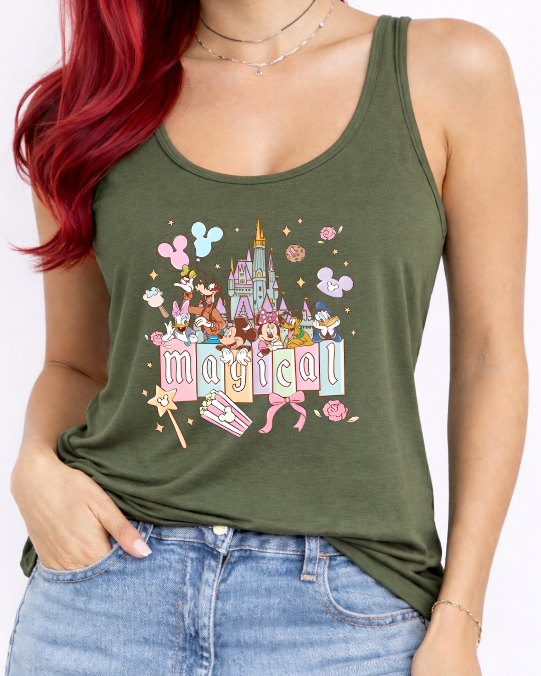Magical Disney Vest Top, Disney Tank Top Women, Disney World Outfit, Disney Holiday Shirt,