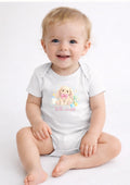 Pink Hello World Bunny Baby Bodysuit – Cute Newborn Announcement Outfit, Soft Neutral Baby Onesie