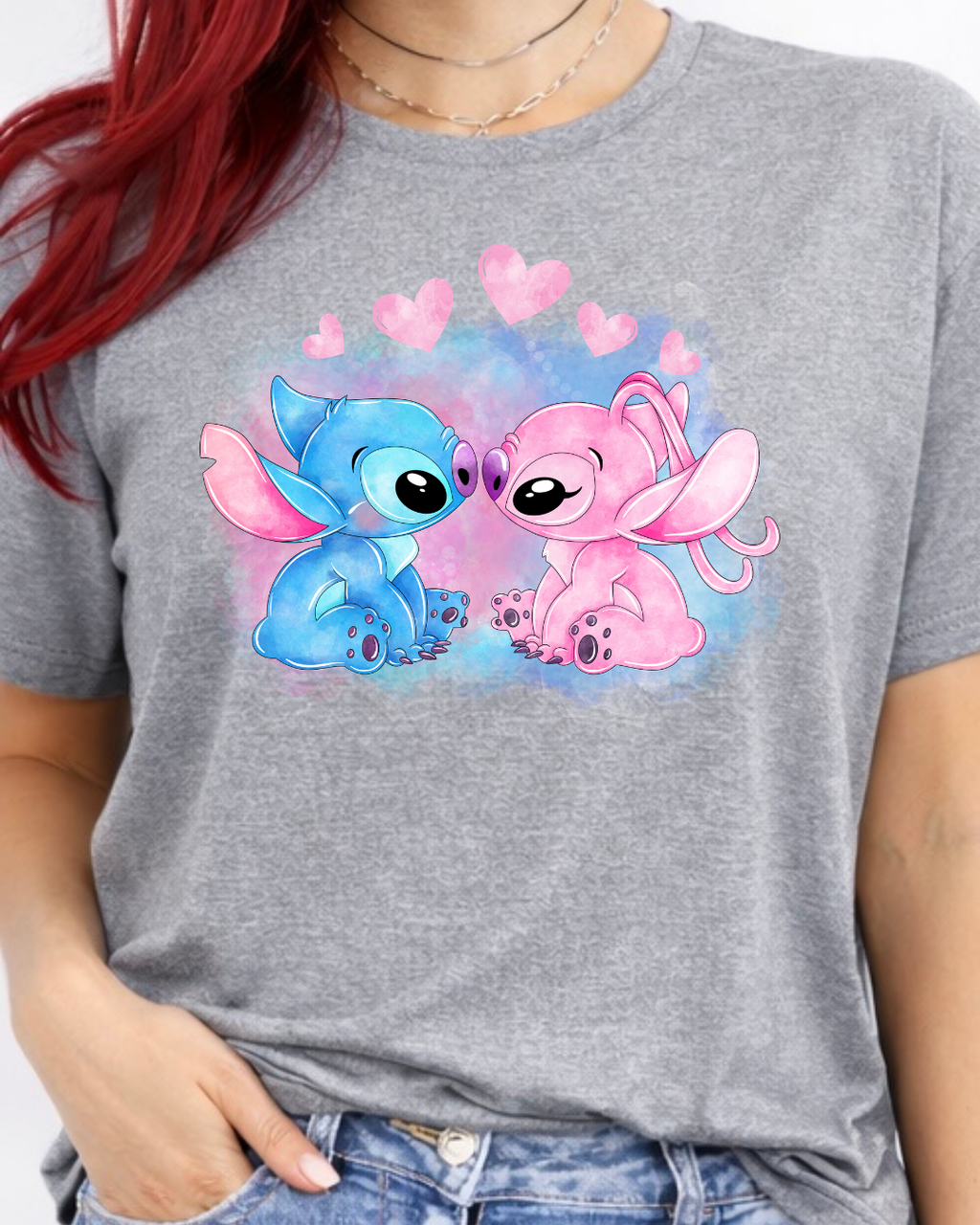 Stitch & Angel Disney t-shirt, Disney fashion, Disney clothes, Disney tops, Disney tee, Disney lover
