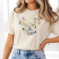 Magical Memories Mouse Head Collage T-Shirt – Theme Park Inspired Character Graphic Tee